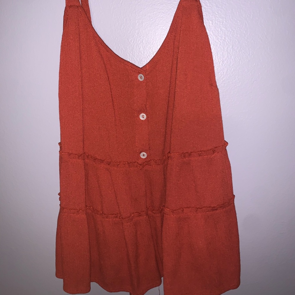 Red tank top